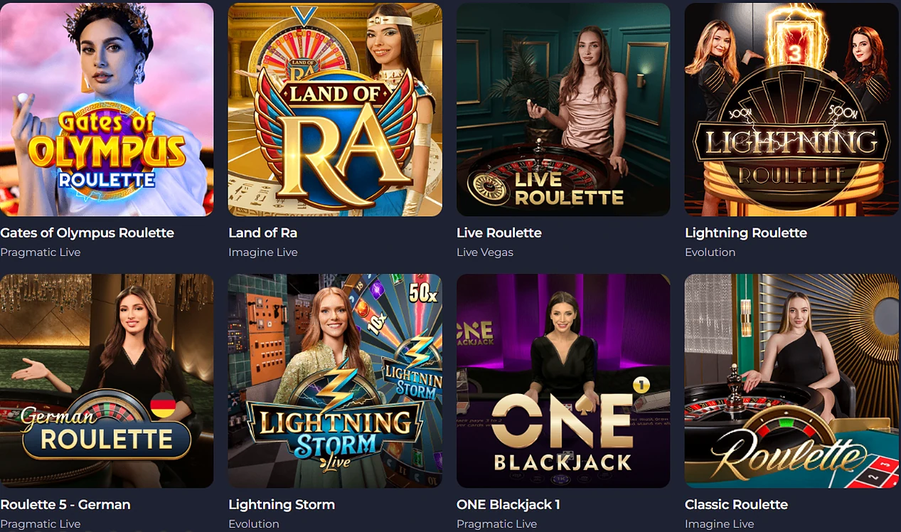 Live-Casino mit echten Dealern